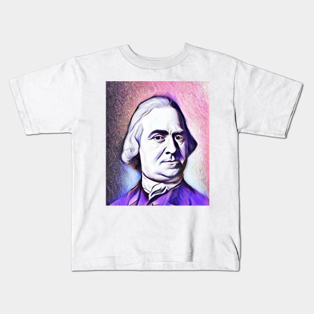 Samuel Adams Portrait | Samuel Adams Artwork 8 Kids T-Shirt by JustLit